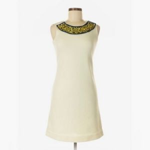 Vera Wang Lavender Label Wool Jewelry Mini Dress